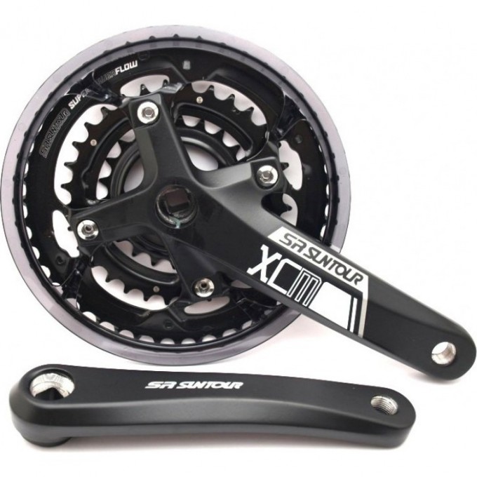 Шатуны SUNTOUR CW15-XCM-D38-24 PB SQ 38Тх24T на 10 скор, длина 175мм, под кварат, черные 2270 Шатуны SUNTOUR CW15-XCM-D38-24 PB SQ 38Тх24T на 10 скор, длина 175мм, под кварат, черные 2270