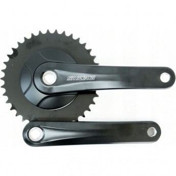 Шатуны SUNTOUR CW17-SCX-S38 PB 38T, 175мм, чёрные