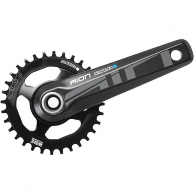 Шатуны SUNTOUR CW18-AION-AX-BT-S-32 для BOOST, звезда Wave 32T A7075, 170мм, 1х10, 1х11 скор, черные 6902 Шатуны SUNTOUR CW18-AION-AX-BT-S-32 для BOOST, звезда Wave 32T A7075, 170мм, 1х10, 1х11 скор, черные 6902